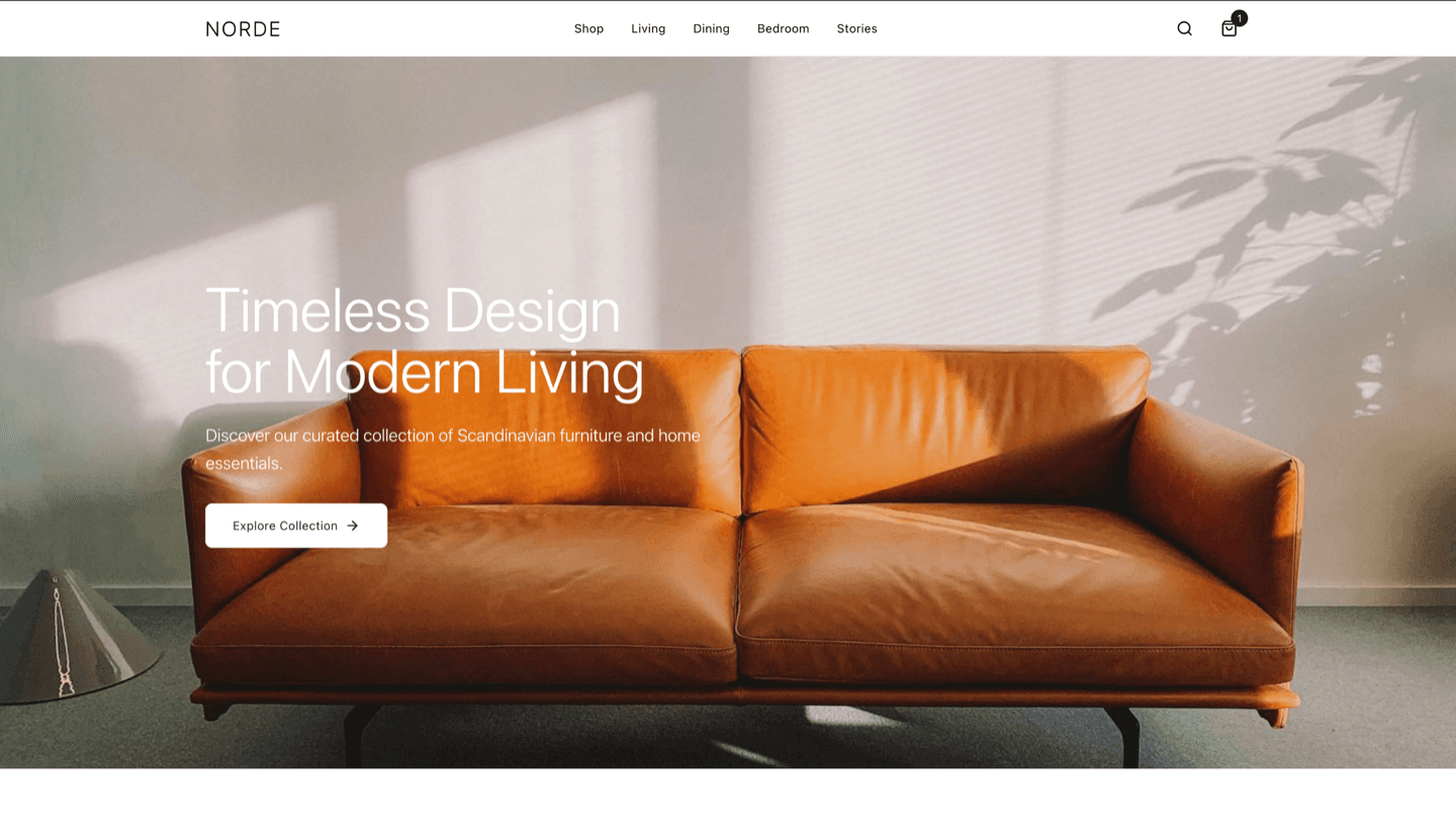Headless D2C commerce platform with product configurator